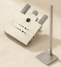Jewellery filing jig and metal tube cutting vise with guide rod, stainless steel construction