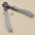 One step looper pliers with 1.5 mm loop and grey grips, 12.7 cm, showing the spring and looping jaw