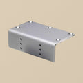 Stainless steel L-shaped fixed mounting plate adapter with drilled faces
