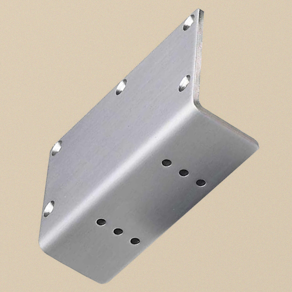 Mounting plate adapter from the side