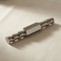 Large double-ended steel forming stake for jewellery making, polished finish