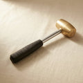 Heavy duty brass mallet with steel handle for silversmithing and jewellery making