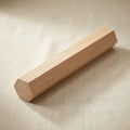 Hexagonal wooden bracelet forming mandrel, 14 inch, for hammering and shaping jewellery.
