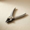 Heavy-duty parallel action chain nose pliers, 160mm, smooth jaws for silversmithing and crafts