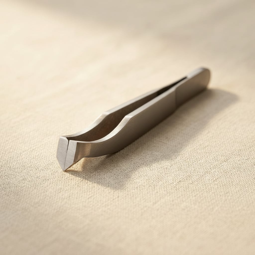 4.5 inch stainless steel nipper tweezers for delicate jewellery parts