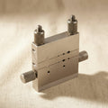 Steel watch strap mitre cutter vise for precise metal joint tube cuts