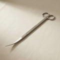 Curved blade aquarium plant scissors, sharp stainless steel trimming tool for fish tanks
