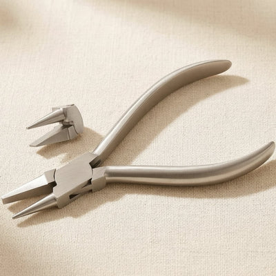 140mm combination pliers with polished steel handles for jewellery making