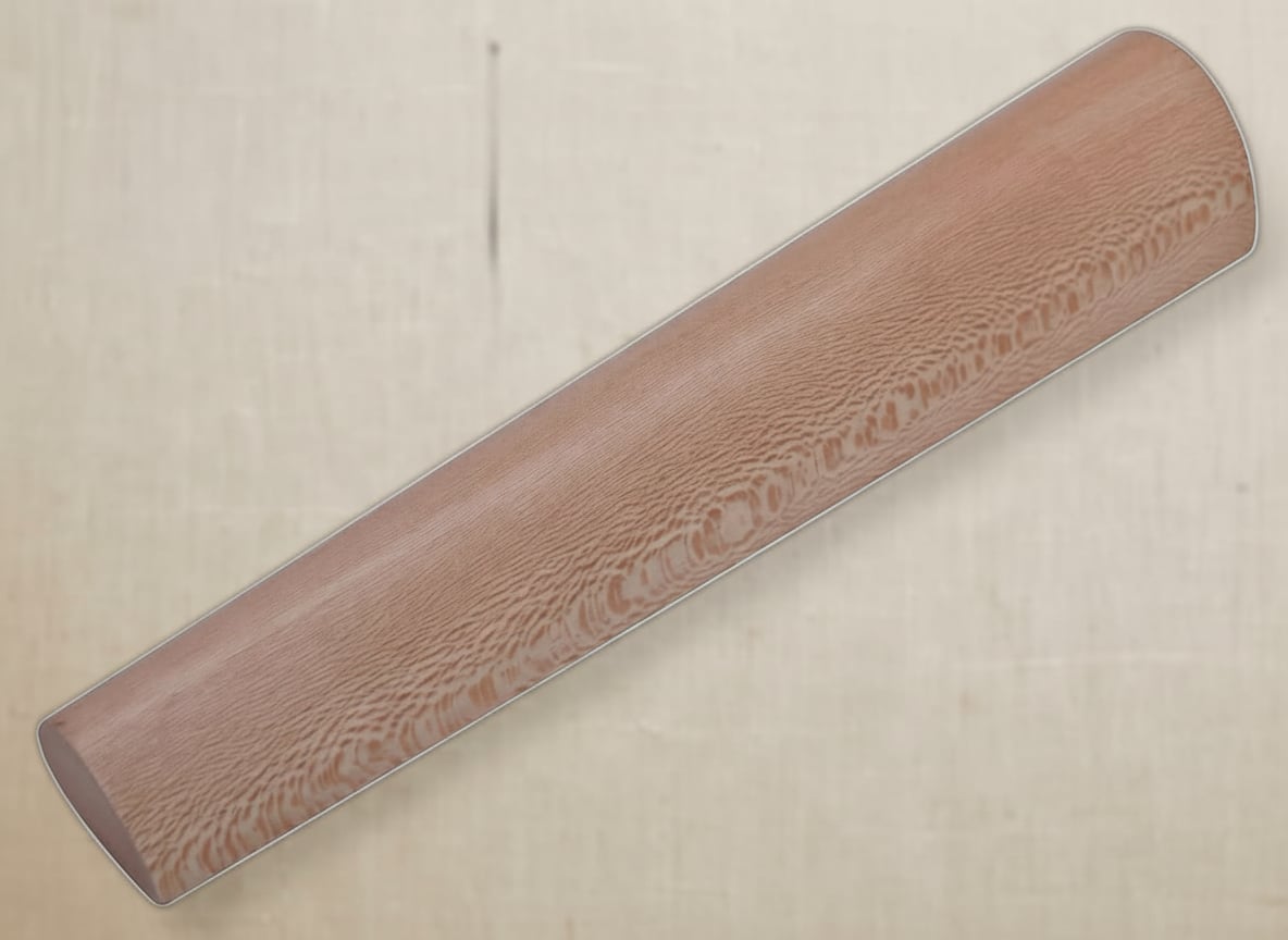 Teardrop bracelet shaping mandrel, 14 inch wooden jewellery forming tool