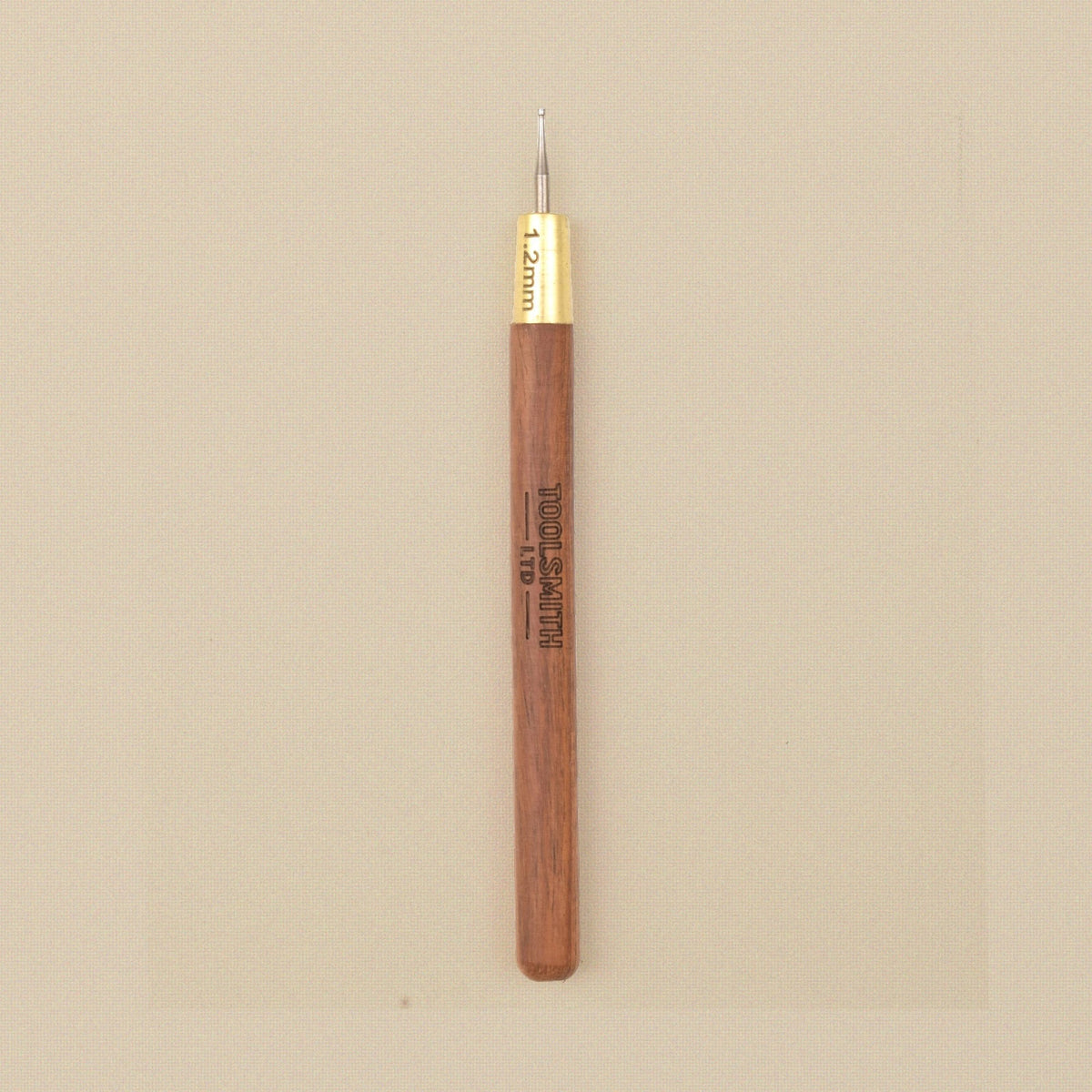 Wire rounder with 1.2 mm cup bur and wooden handle, 5.25 inch
