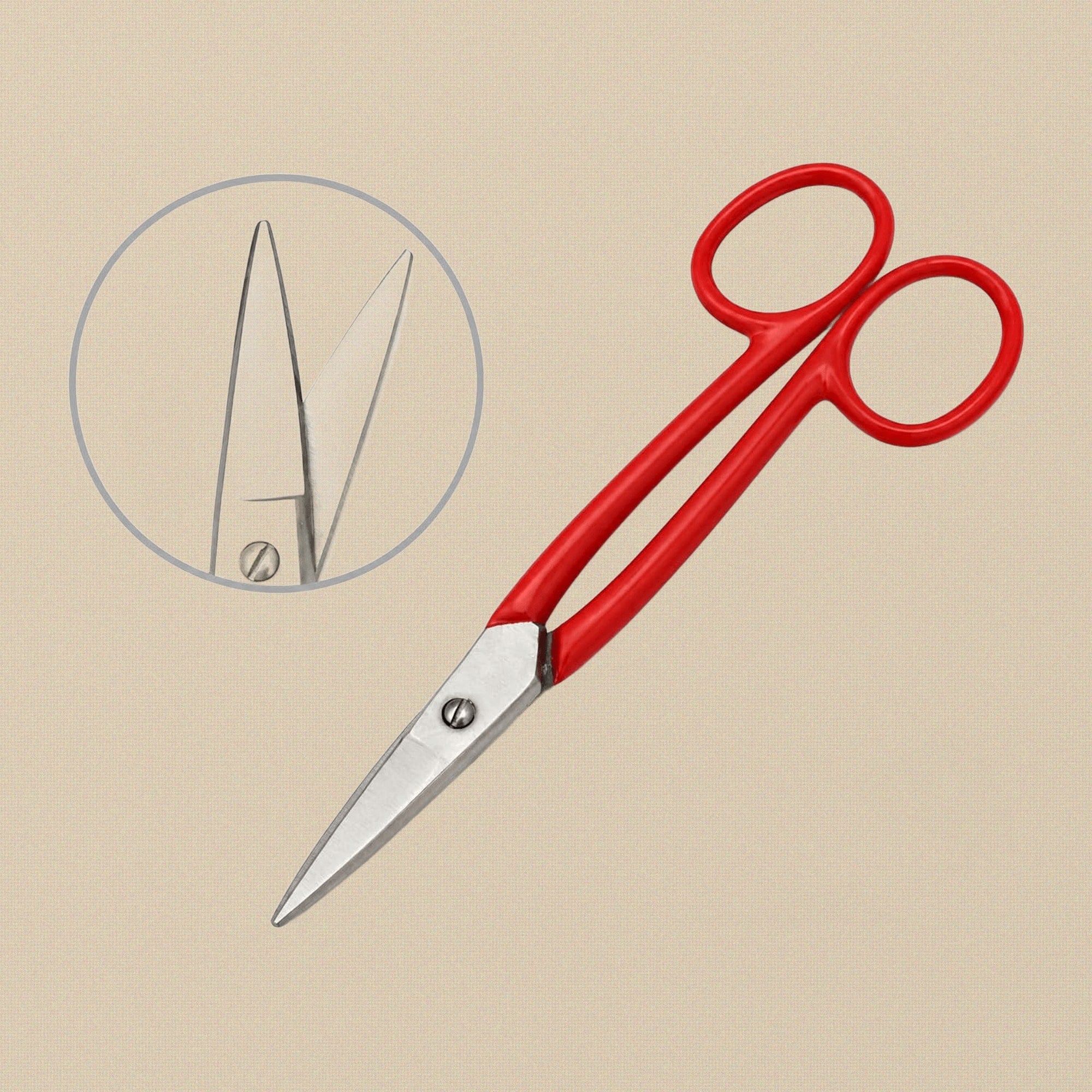 Heavy Duty Jewellers Shears, Stainless Steel, Straight Jaws, Scissor-Style