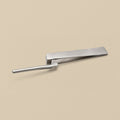 Stand-up cross lock tweezers with raised serrated tips, 6.5 inch