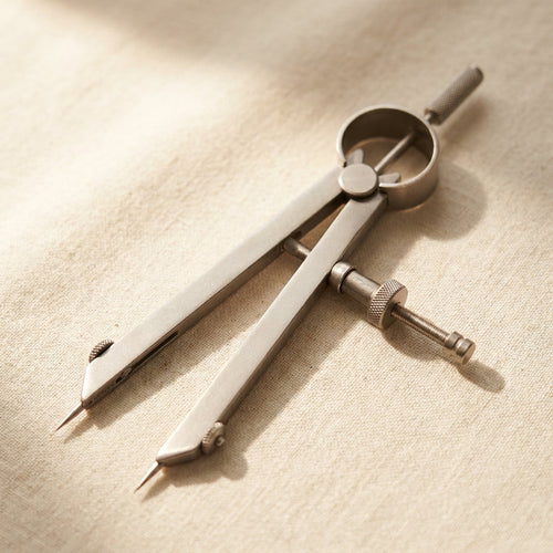 4-inch stainless steel adjustable dividers for precise jewellery crafting