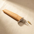 Beech wood bead knotting tool for consistent jewellery knots