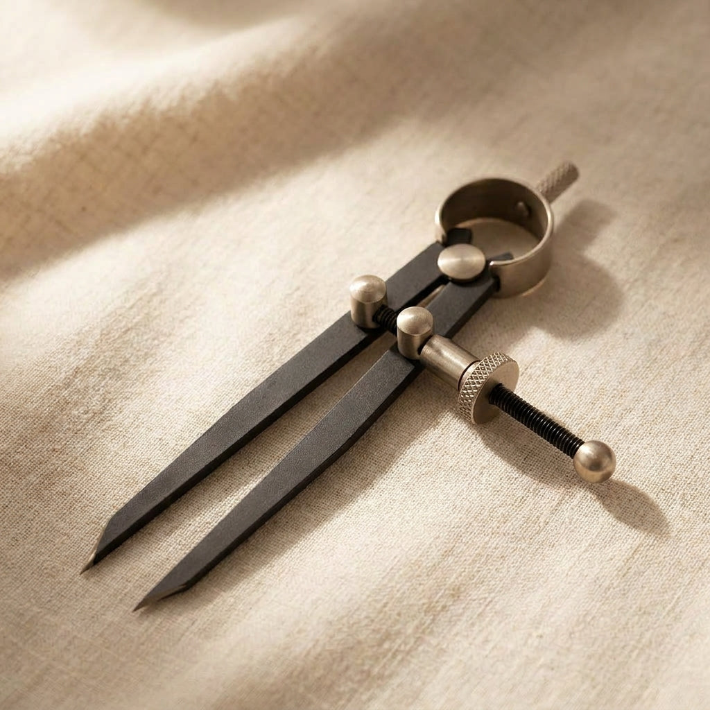 4 inch carbon steel jewellery dividers with parallel-action jaws for precise marking