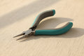 Round nose pliers, 4.75 inch stainless steel, slim two-toned ergonomic grips for jewellery making
