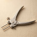 Parallel action jewellery pliers with adjustable stop and side screw, 3mm jaws, stainless steel