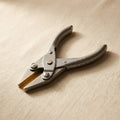 125mm parallel action flat nosed pliers with smooth brass jaws for jewellery crafts