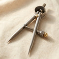 Precision 3-inch round leg divider caliper with tungsten carbide tips for jewellery layout.