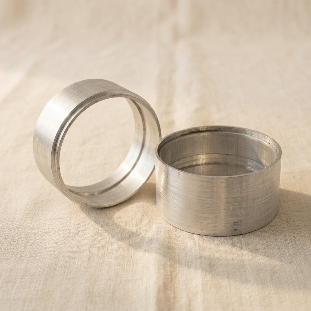 Aluminium sand casting mould rings, 100mm, for Delft Clay and Peterobond moulding