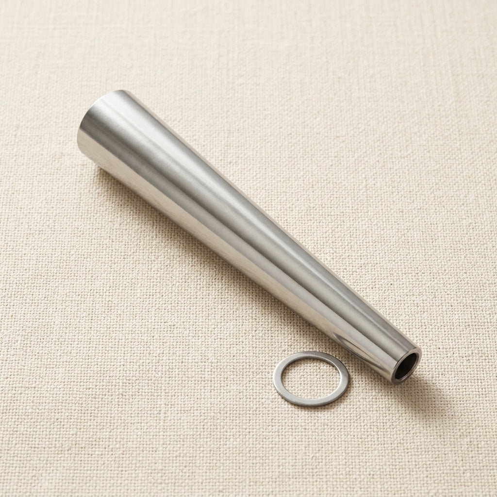 Oval steel bracelet mandrel, 15 inch, for jewellery making, 38-76mm diameter