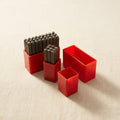 Tempered steel metal letter and number stamps, 3mm, for jewellery marking