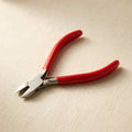 4.5 inch stainless steel side cutters with PVC handles for silversmithing and wire work