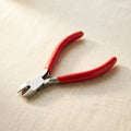 5 inch heavy duty semi-flush diagonal cutters for jewellery making with stainless steel blades and PVC handle