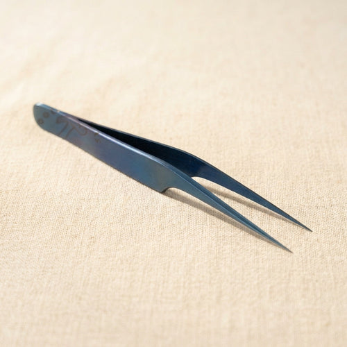 120mm titanium anti-magnetic tweezers for professional jewellery and watch repair