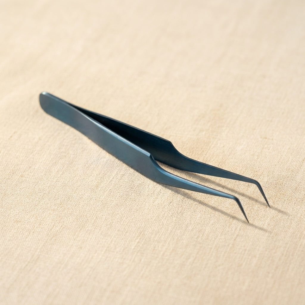 120mm titanium anti-magnetic tweezers for professional watch and jewellery repair