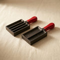 Cast iron ingot mould for melting gold and silver, 5 inch double-sided jewellery casting tool