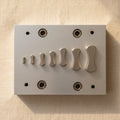 Steel disc cutter set for jewellery making, bone shape punches with forming and stamping function