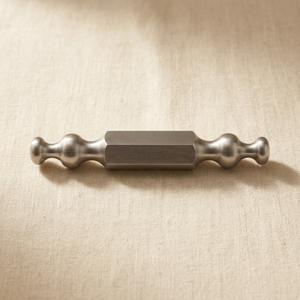 Large double-ended jewellery forming stake, hardened steel, 9 inch, for synclastic and anticlastic shaping