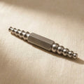 Heavy duty double-ended jewellery forming stake, hardened steel, for synclastic and anticlastic shaping