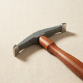 Curved head cross peen hammer for anticlastic raising and repoussé jewellery work, 10 inch