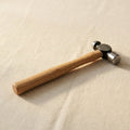 4 oz ball peen hammer for jewellery forming and repousse, with a wooden handle