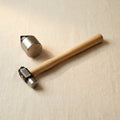 Ball peen hammer, 6oz, for metal shaping in jewellery making, with wooden handle
