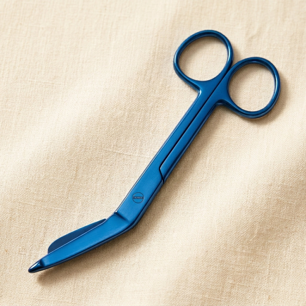 Blunt-tip Lister bandage scissors, 5.5 inch stainless steel for first aid and jewellery work