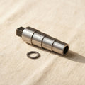 Cast iron round bracelet mandrel, 10 inch, four stepped sizes from 2 to 2-3/4 inch for shaping jewellery