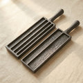 Cast iron ingot mould for jewellery making, 6-in-1 double-sided, 11 inches