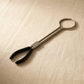 33cm stainless steel crucible tongs with heat-resistant grip for jewellery casting.