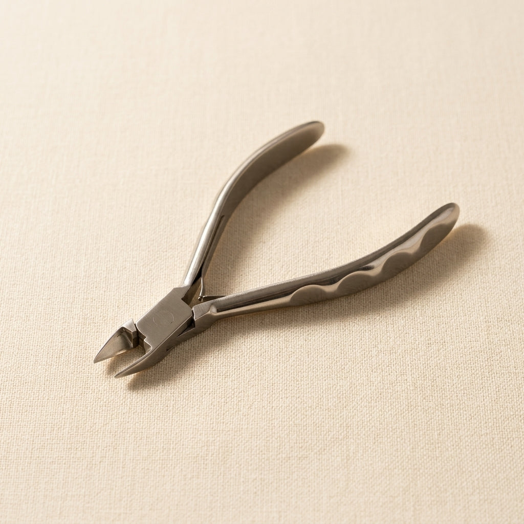 Polished stainless steel side cutting pliers for jewellery crafts, 5.5 inch length