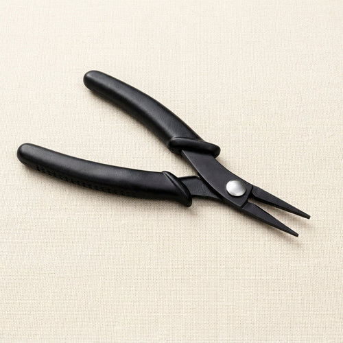 Economy 5-inch slim line flat nose pliers for beading and wire work.