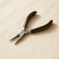 Ergonomic chain nose pliers, 5.5 inch stainless steel with PVC grips for jewellery making