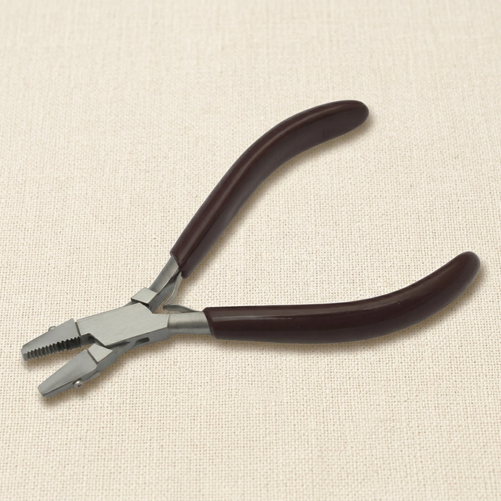 Comfort grip nylon jaw pliers for jewellery making, 5.5 inch stainless steel tool