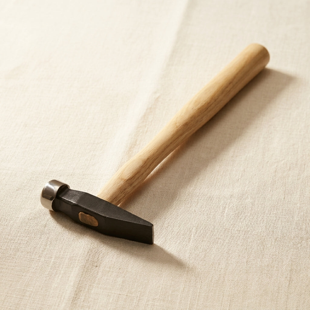 Goldsmiths domed and cross-peen hammer for silversmiths, ideal for repousse work.