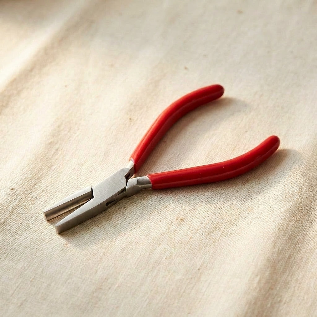 Six-inch slim German pattern stainless steel pliers for jewellery making and silversmithing