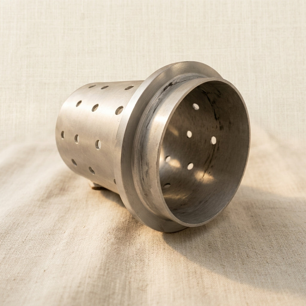 Heavy duty stainless steel casting flask, 4x5.7 inch medium size, for vacuum casting jewellery