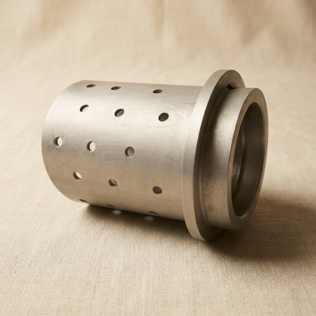 Heavy duty perforated casting flask, 5x7 inch stainless steel, for vacuum casting jewellery