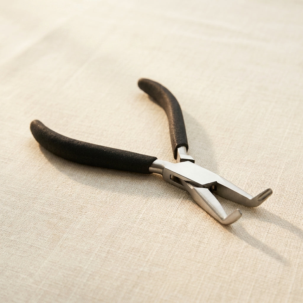 Professional stainless steel jump ring pliers, 11.4cm, for beading and wire work